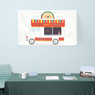TACO Truck Geburtstagsparty Hintergrund Banner