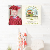 Taco Truck Green Foto Kinder Abschluss Banner (Insitu)