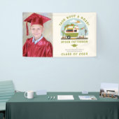 Taco Truck Green Foto Kinder Abschluss Banner (Messeveranstaltung)