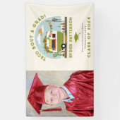 Taco Truck Green Foto Kinder Abschluss Banner (Vertikal)