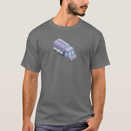 Taco Truck Mens Grau T-Shirt (Vorderseite)