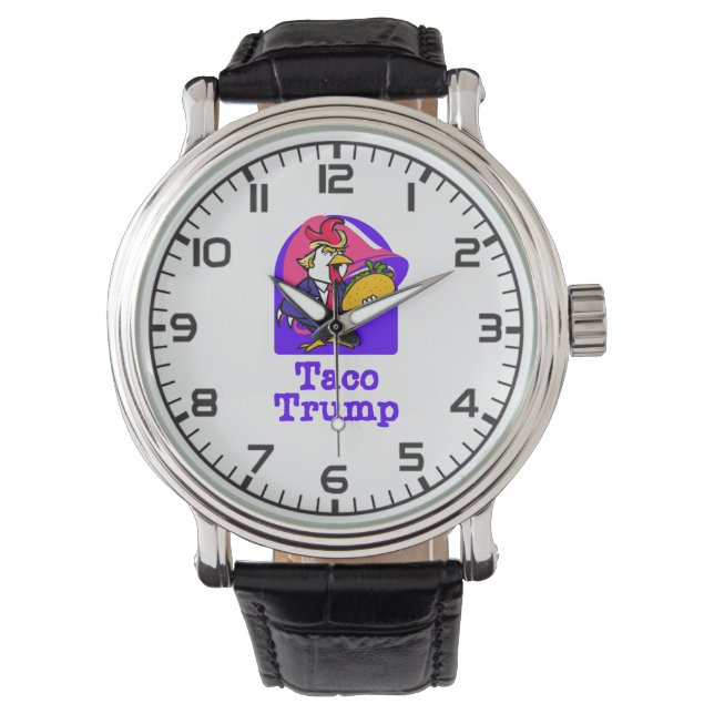 Taco Trump Armbanduhr (Vorderseite)