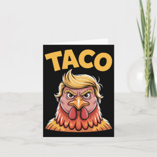 Taco Trump hält immer den Tar des politischen Humo Karte
