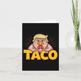 Taco Trump hält immer den Tar des politischen Humo Karte
