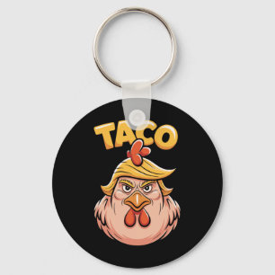 Taco Trump hält immer den Tar des politischen Humo Schlüsselanhänger