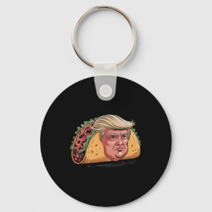 Taco Trump hält immer den Tar des politischen Humo Schlüsselanhänger