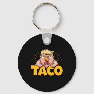 Taco Trump hält immer den Tar des politischen Humo Schlüsselanhänger