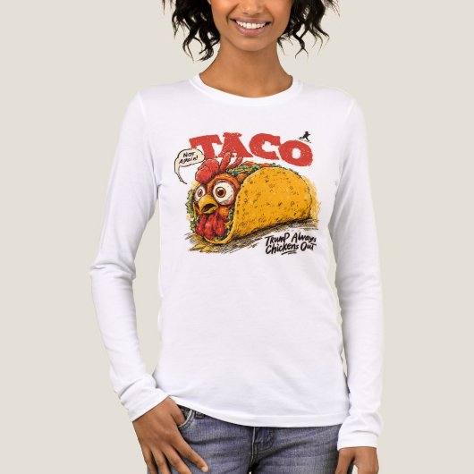 TACO Trump hält immer die lustige Politik aus Tri-Blend Shirt (Vorderseite)