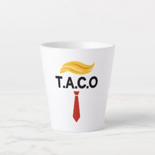 Taco Trump hält immer Hühner aus Milchtasse