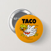 TACO Trump: Hühner immer draußen Button (Vorne & Hinten)