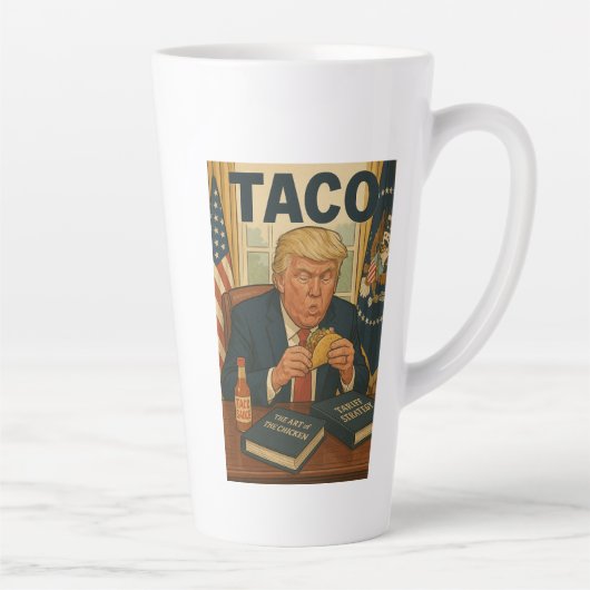 TACO Trump Kaffee-Tasse. Milchtasse (Rechts)