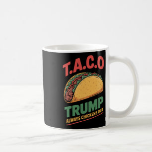 Taco Trump kneift immer aus Lustiger Taco Kaffeetasse