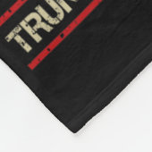 Taco Trump kneift immer Funny Let's Go Taco Fleecedecke (Ecke)