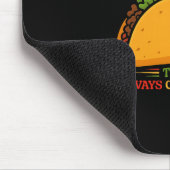 Taco Trump kneift immer Funny  Mousepad (Ecke)