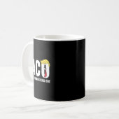 Taco Trump kneift immer Funny Sarcastic Lass Kaffeetasse (Vorderseite Links)