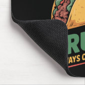 Taco Trump kneift immer Funny Taco Mousepad (Ecke)