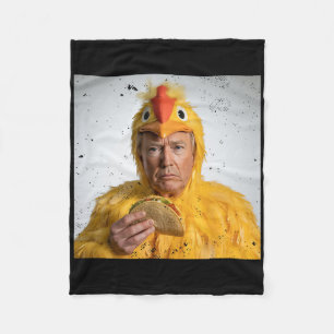 Taco Trump kneift immer Funny Tarife Humor Fleecedecke