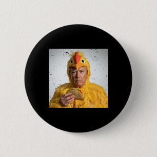 Taco Trump kneift immer Funny Tariffs Humor Button