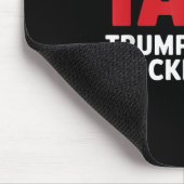 Taco Trump kneift immer Mousepad (Ecke)