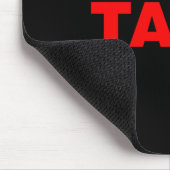Taco Trump kneift immer Mousepad (Ecke)