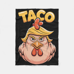 Taco Trump kneift immer Politische Humor Tar Fleecedecke