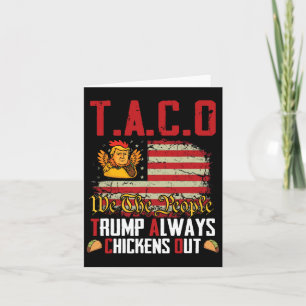 Taco Trump Lasse immer versteckt Karte