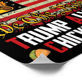 Taco Trump Lasse immer versteckt Poster (Ecke)