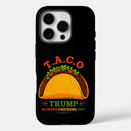 Taco Trump macht immer Spaß Case-Mate iPhone Hülle (Rückseite)