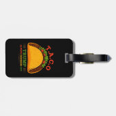 Taco Trump macht immer Spaß Gepäckanhänger (Rückseite horizontal)