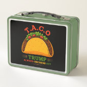 Taco Trump macht immer Spaß Metall Brotdose (Rückseite)