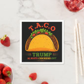 Taco Trump macht immer Spaß Serviette (Beispiel)