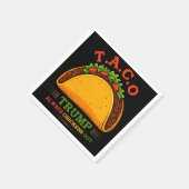 Taco Trump macht immer Spaß Serviette (Ecke)