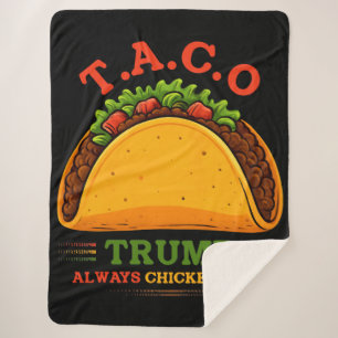 Taco Trump macht immer Spaß Sherpadecke