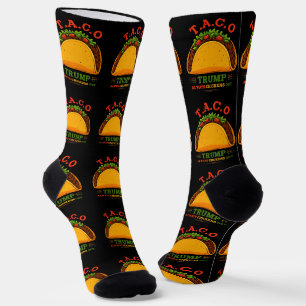 Taco Trump macht immer Spaß Socken