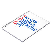 Taco trump notizblock (Linke Seite)