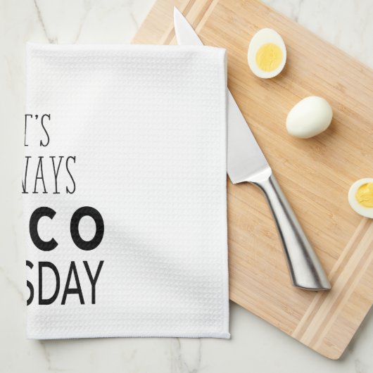 TACO TUESDAY GESCHIRRTUCH (Viertel Falte)