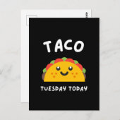TACO TUESDAY HEUTE Postkarte (Vorne/Hinten)