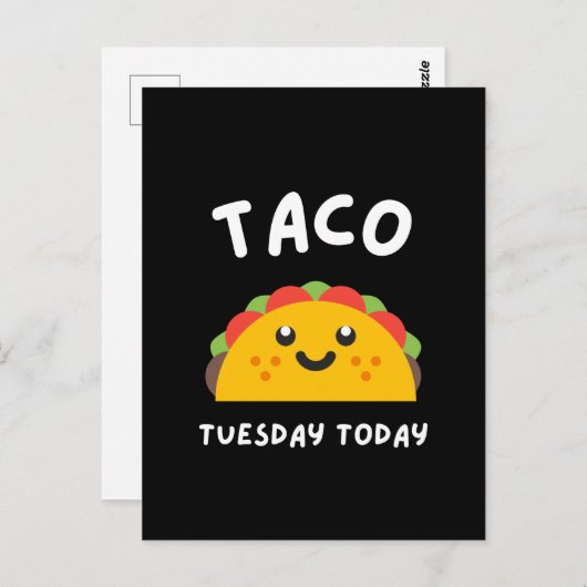TACO TUESDAY HEUTE Postkarte (Vorne/Hinten)