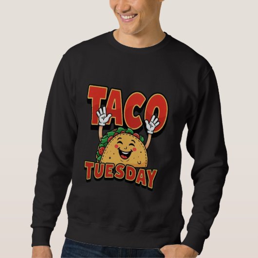 Taco TuesDay mens Sweatshirt (Vorderseite)