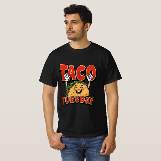 Taco TuesDay Mens T - Shirt (Vorne ganz)