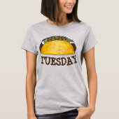 TACO TUESDAY Mexican Tex Mex Food Tacos Feinschmec T-Shirt (Vorderseite)