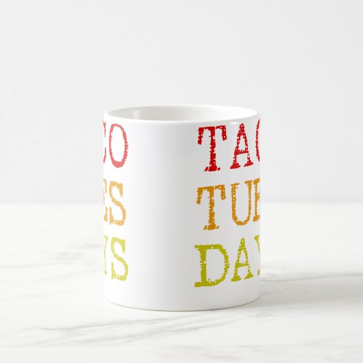 Taco Tuesday Tacos Kaffeetasse (Mittel)