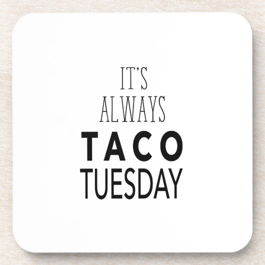 TACO TUESDAY UNTERSETZER (Vorderseite)