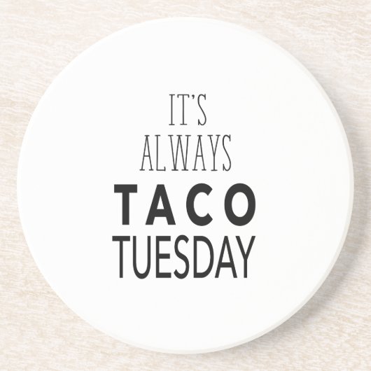 TACO TUESDAY UNTERSETZER (Vorne)