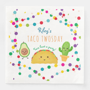 Taco TWOSDAY 2. Geburtstagsthema Serviette