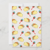 Taco Twosday Dienstag mexikanische Fiesta 2. Gebur Einladung (Rückseite)