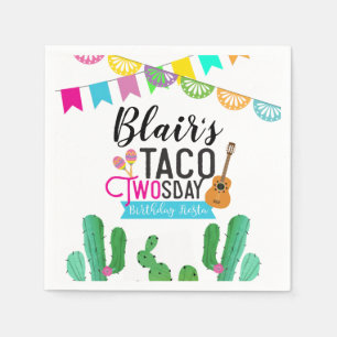 Taco Twosday Napkins Serviette