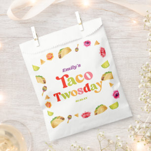 Taco Twosday Taco Dienstag, 2. Geburtstag Party Geschenktütchen