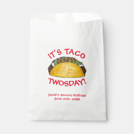 Taco TWOStag Dienstag, 2. Geburtstag Party Fiesta Geschenktütchen