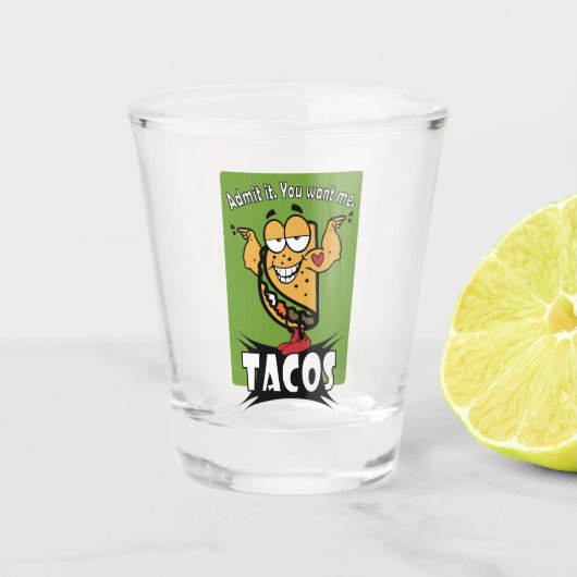 Taco-Typ Schnapsglas (Vorderseite)